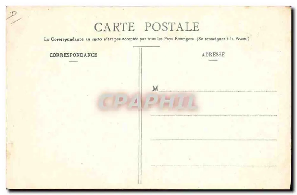 Frau mit Korb auf dem Kopf — Frisch! Frische Sardinen! — Sammlung H. Laurent, Port-Louis - Rückseite