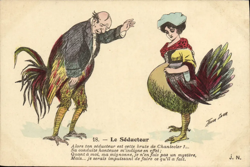 Der Verführer — Karikatur von J. N. — J. N. (Verlag) - Vorderseite