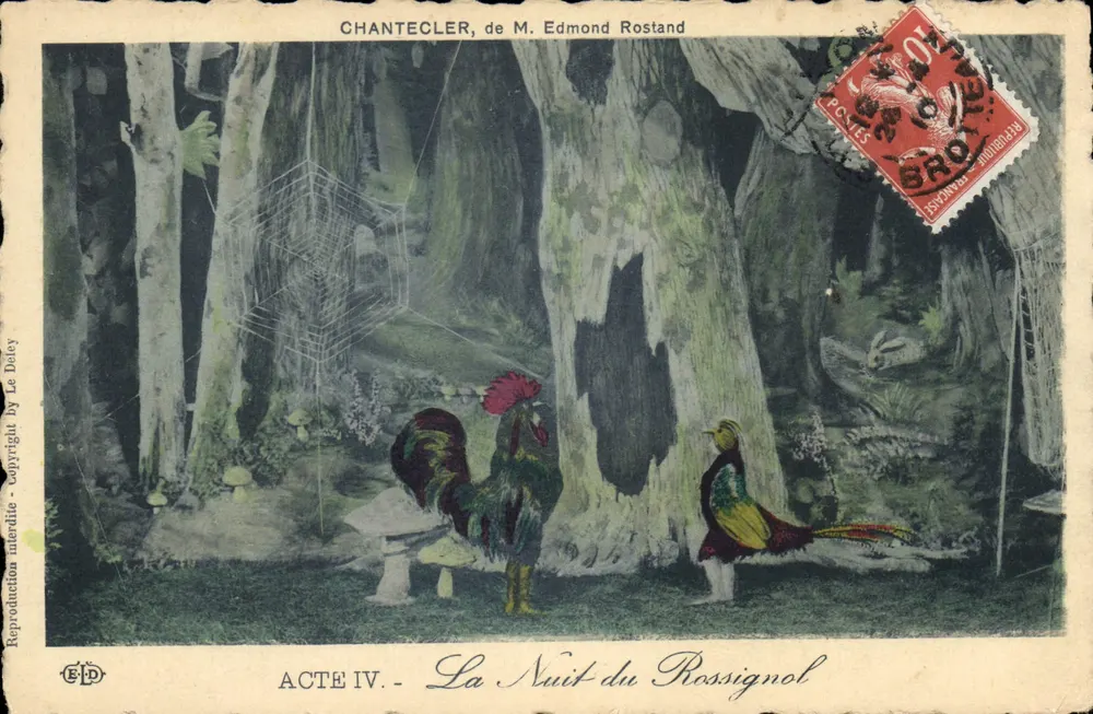 Chantecler, von M. Edmond Rostand — Akt IV, Die Nacht des Nachtigalls — Edition Le Daley - Vorderseite