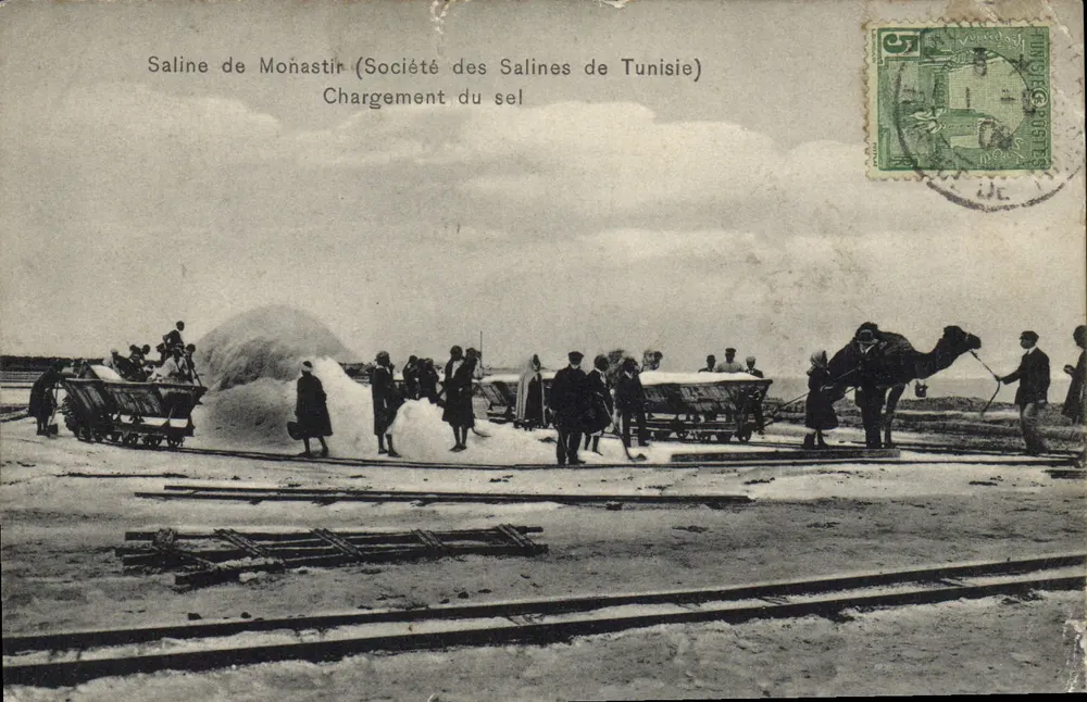 Saline von Monastir — Salzladen — Gesellschaft der Salinen von Tunisien - Vorderseite
