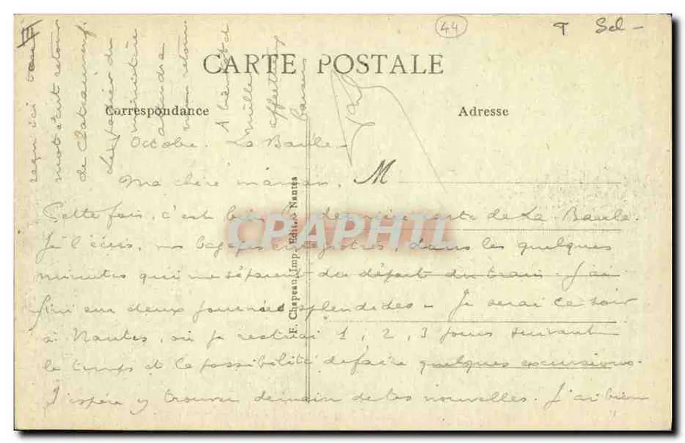 Batz (Loire-Inf.) - Pântanos salinos - Pilhas de sal - Verso