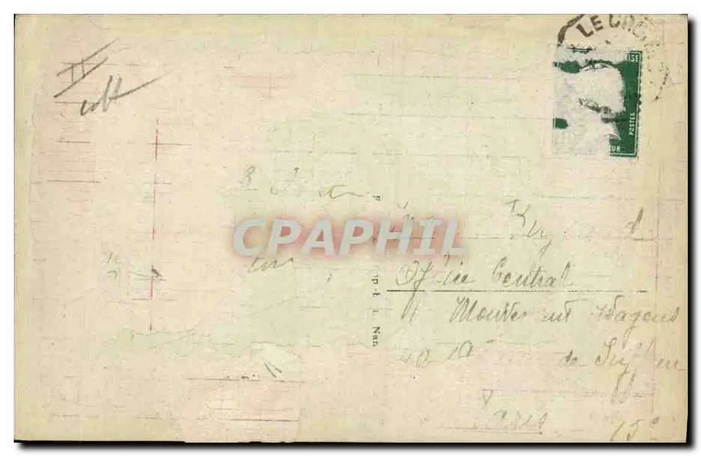 Le Croisic (Loire-Inf.) — Salzseen, Richtung Mont-Esprit — 717 - Rückseite