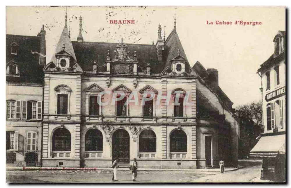 Beaune — A Caixa de Poupança — editor não identificado, número de série não visível - Frente