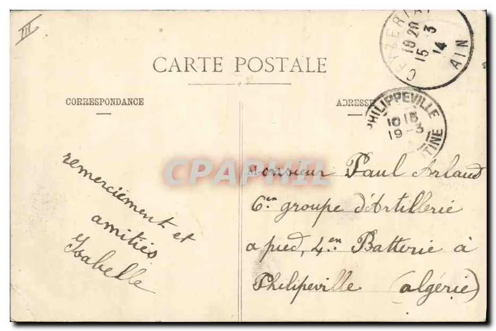 Bourg - La Caisse d'Epargne — anoniem uitgever, nr. 6512 - Achterkant