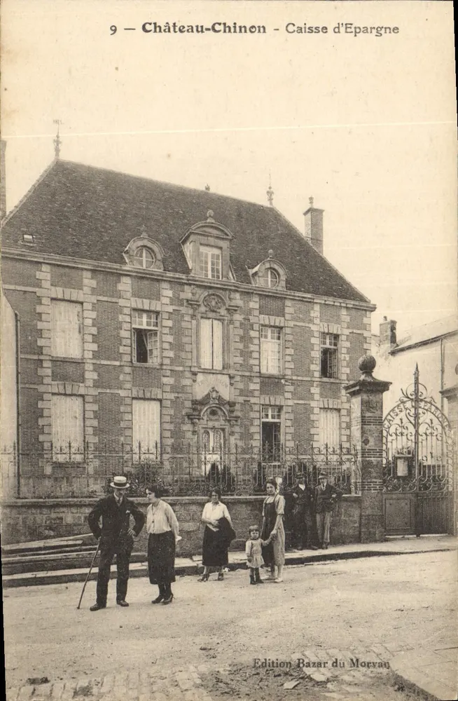 Château-Chinon — Sparkasse — Edition Bazar du Morvan, Nr. 9 - Vorderseite