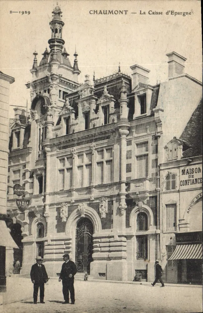 Chaumont — A Caixa de Poupança — Casa de Confiança — Editor B-1929 - Frente