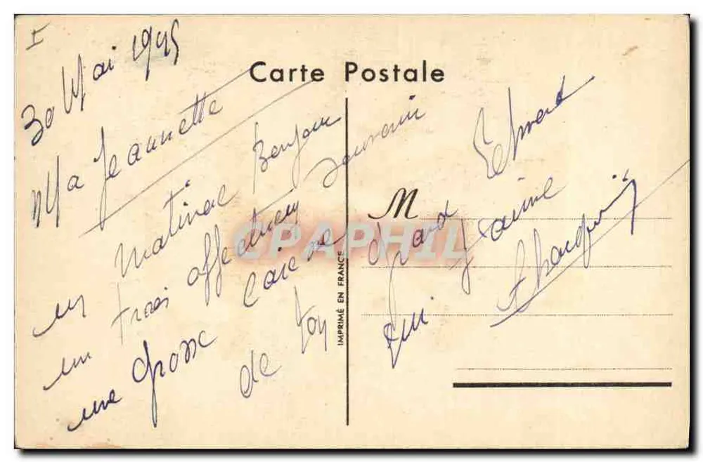 Die Margerite — Bernet — Verleger Bernet - Rückseite
