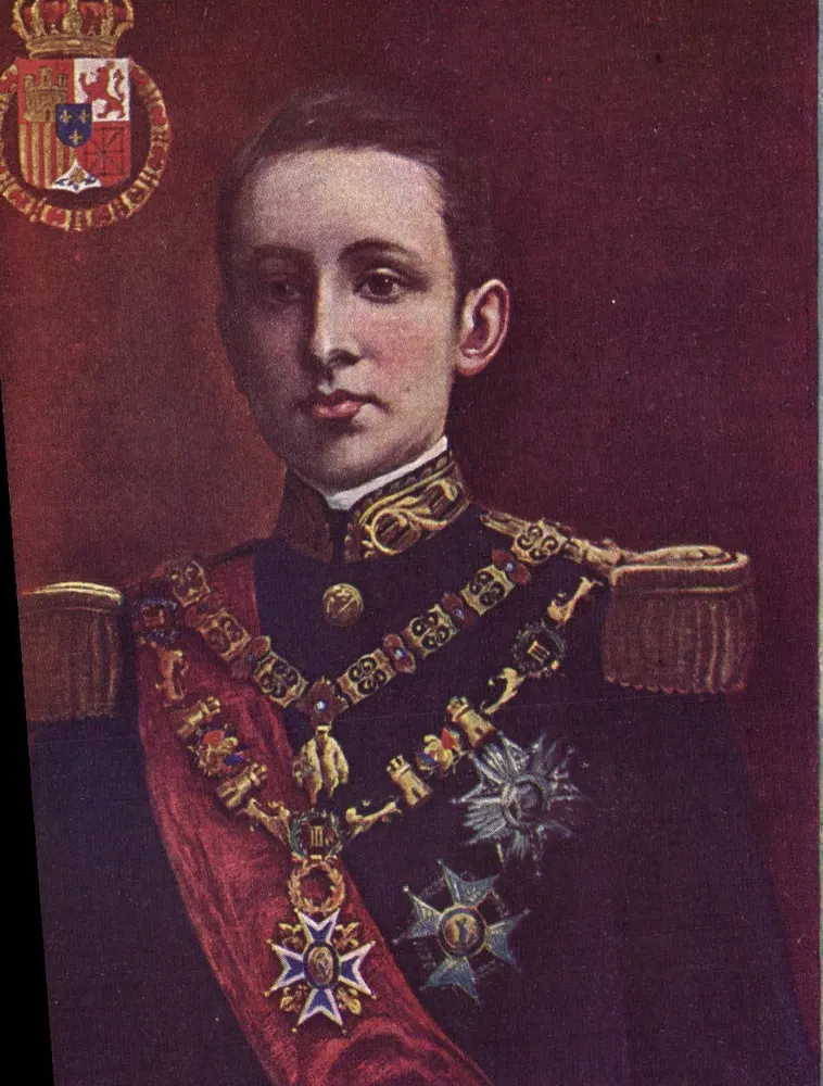 Portret młodego mężczyzny w mundurze — wydawca nieznany, numer serii nie widoczny - Awers