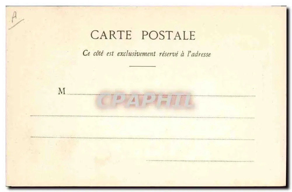 Pariser Modistin — Werbung für H. Gerbault — Phototypie à bonnettes & Co. Nancy - Rückseite