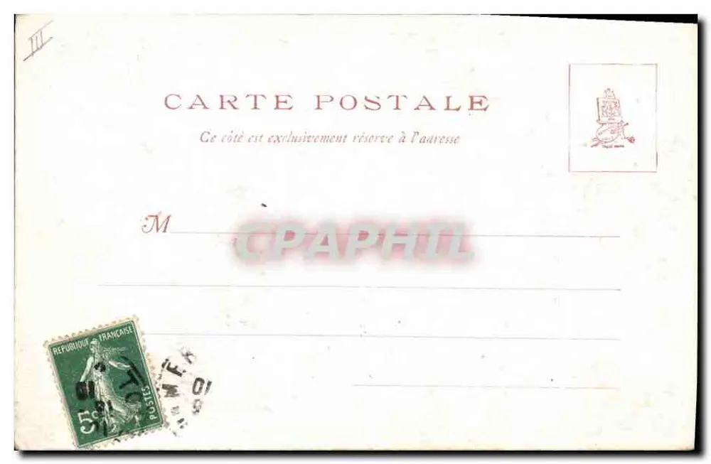 Scandal à Tea — As três senhoras no chá — Editor Raphael Tuck & Fils, Paris, Série 245 - Verso