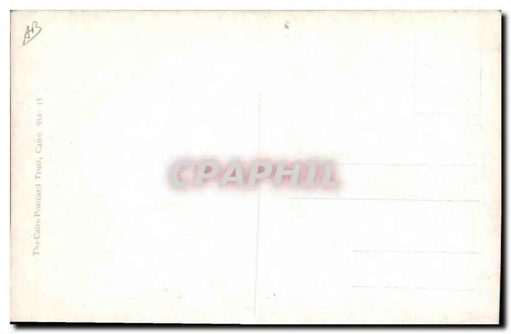 Tiergespenster — Illustration — The Cairo Postcard Trust, n° 954-15 - Rückseite