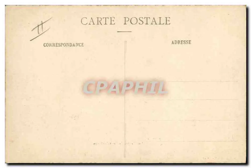 Die Karpfen von Fontainebleau — Sammlung Nichel — Nr. 11 - Rückseite