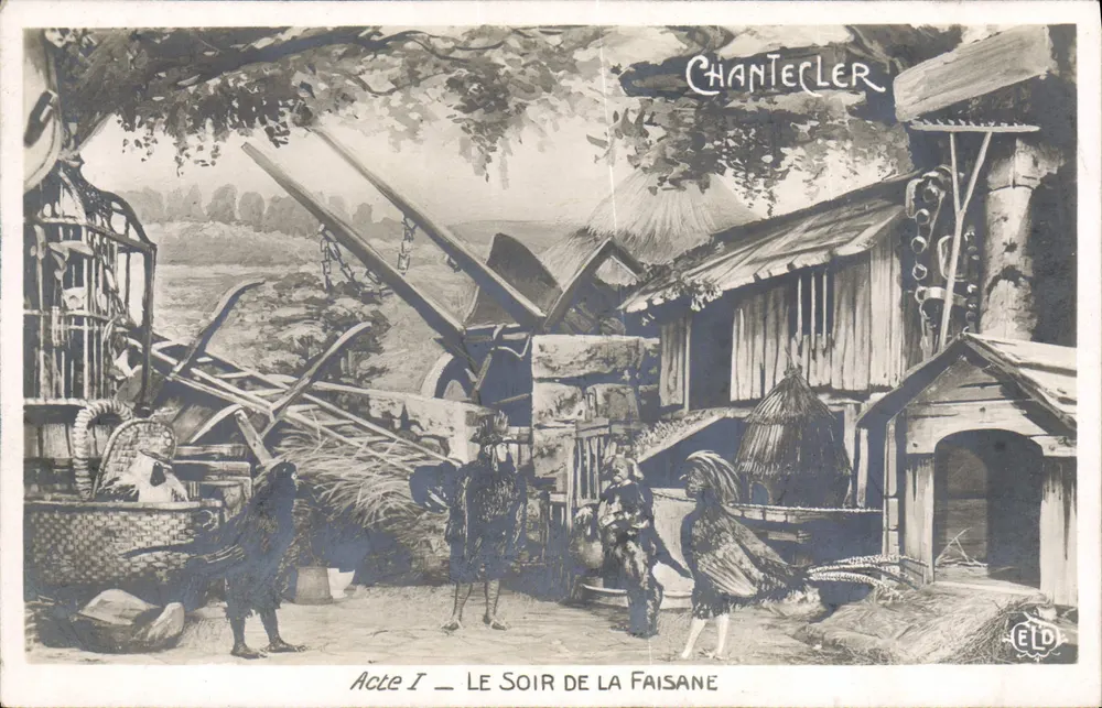 Chantecler — Akt I — Abend der Fasanin — Verlag ELD - Vorderseite