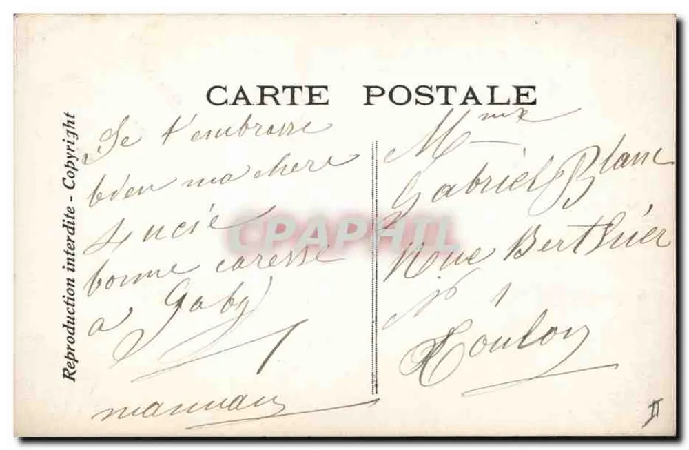 Chantecler — Akt IV — Die Frösche — Verlag nicht sichtbar - Rückseite