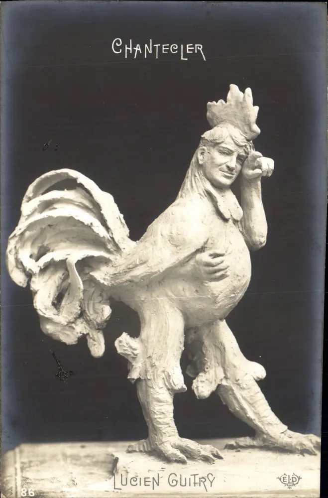Chantecler — Skulptur von Lucien Guitry — Verlag Veldy, n°86 - Vorderseite