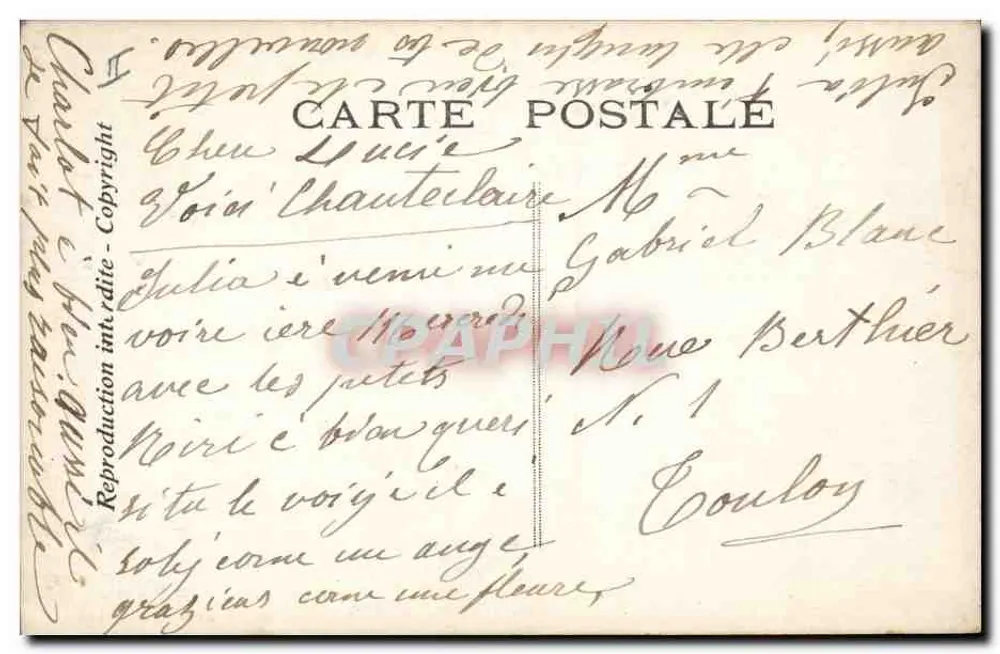 Chantecler — Akt I – Lob des Sonnes — Chantecler Éditeur - Rückseite