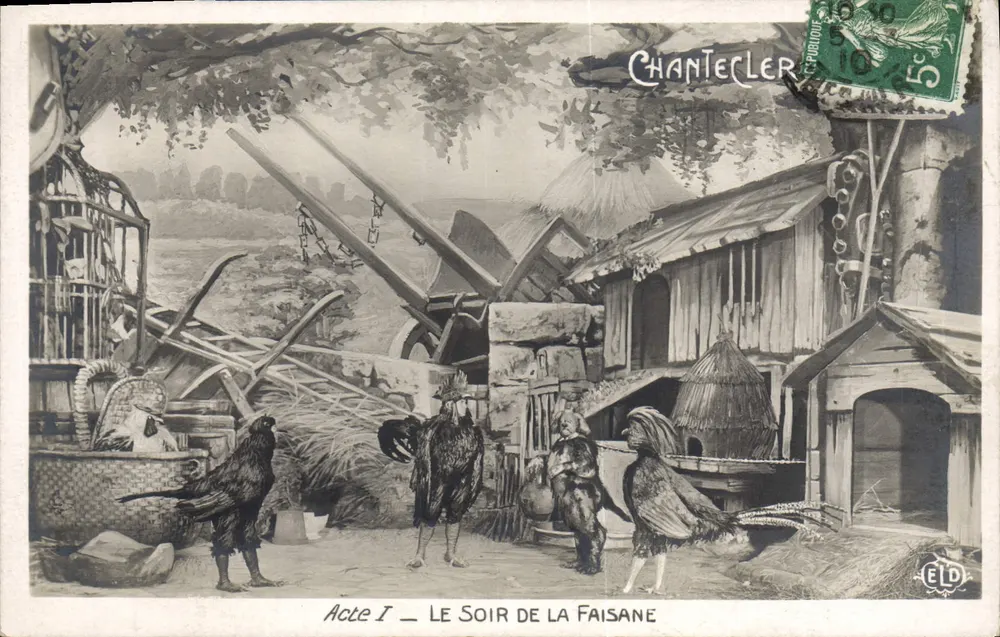 Akt I — Le Soir de la Faisane — Chantecler, Verlag ELD - Vorderseite
