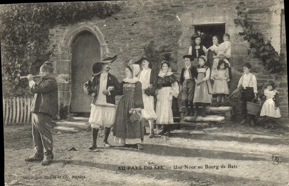 Im Land des Salzes — Eine Hochzeit im Dorf Batz — Héliotypie Dugas et Cie, Nantes - Vorderseite