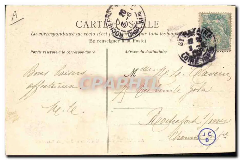 Im Land des Salzes — Eine Hochzeit im Dorf Batz — Héliotypie Dugas et Cie, Nantes - Rückseite