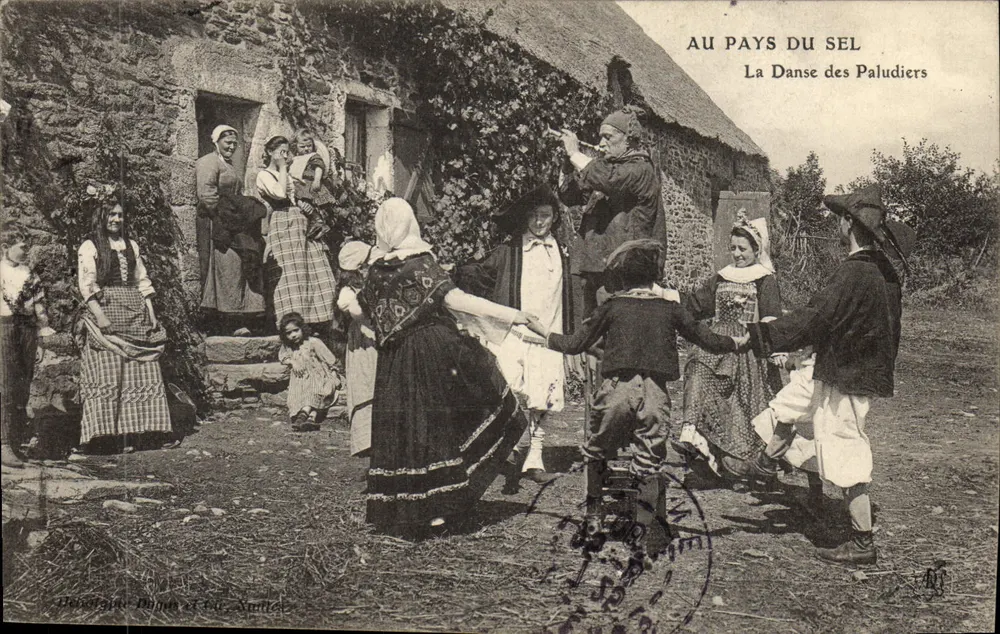 Im Land des Salzes — Der Tanz der Paludiers — Dervigny-Dugues et Cie, Saultel - Vorderseite