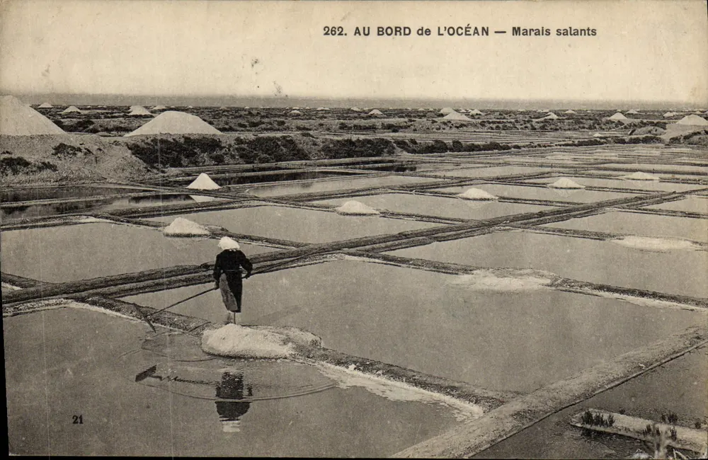 NA BORDA DO OCEANO — Marais salants — Chapeau, editor Nantes - Frente