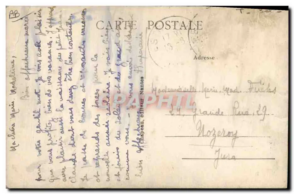 NA BORDA DO OCEANO — Marais salants — Chapeau, editor Nantes - Verso