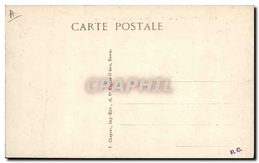 Le Croisic (Loire-Inf.) — Marais Salants - Les Ellettes — F. Chapeau, Nantes - Verso