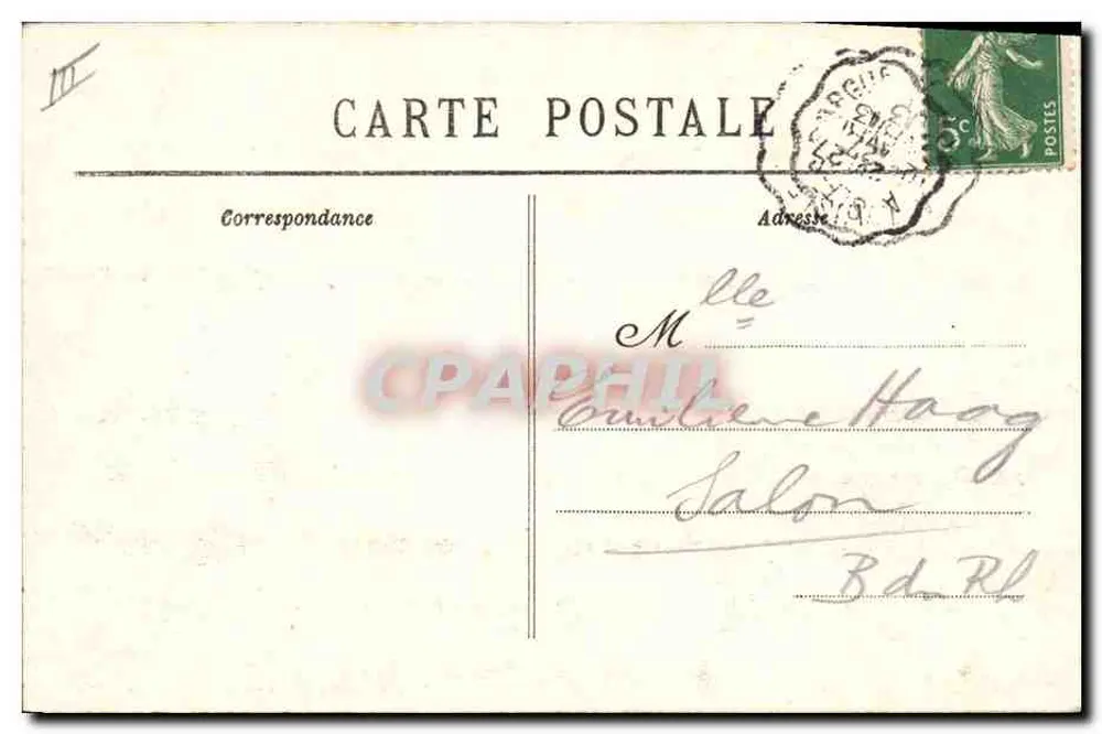 Carpentras (Vaucluse) — Sparkasse und Vorsorgekasse — 2. Ansicht — Künstlerische Ausgaben J. Brun et Cie, Carpentras - Rückseite