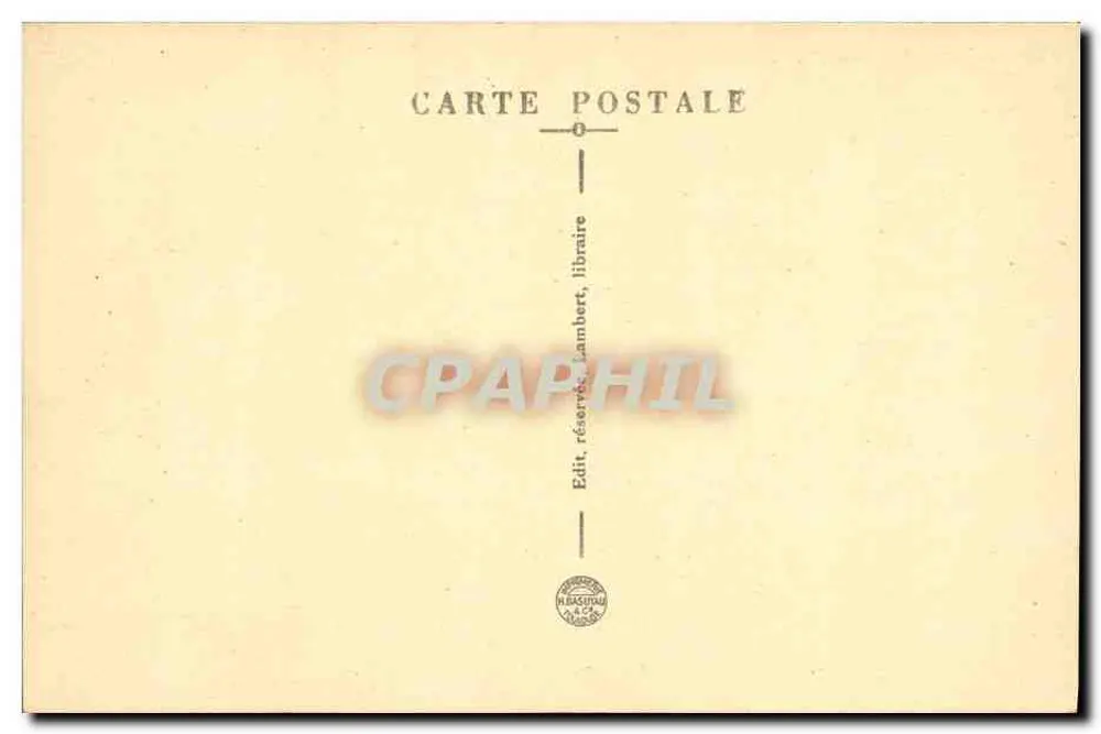 Carpentras — A Caixa de Economia — Editor Lambert, H. Bassitou, 428 - Verso