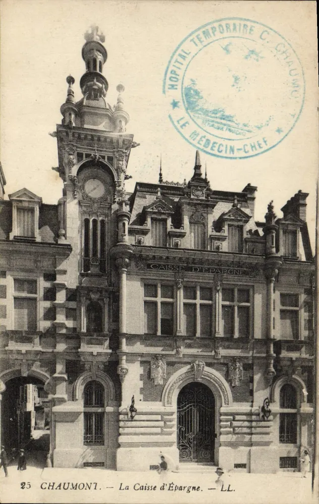 Chaumont - La Caisse d'Épargne — LL. n°25 - Voorkant
