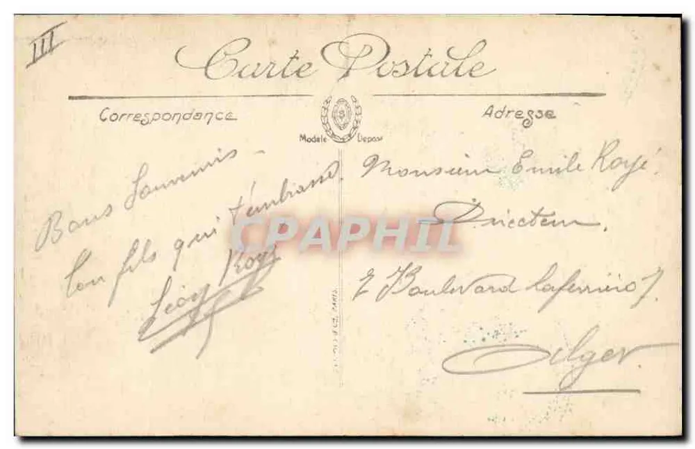 Chaumont - La Caisse d'Épargne — LL. n°25 - Achterkant
