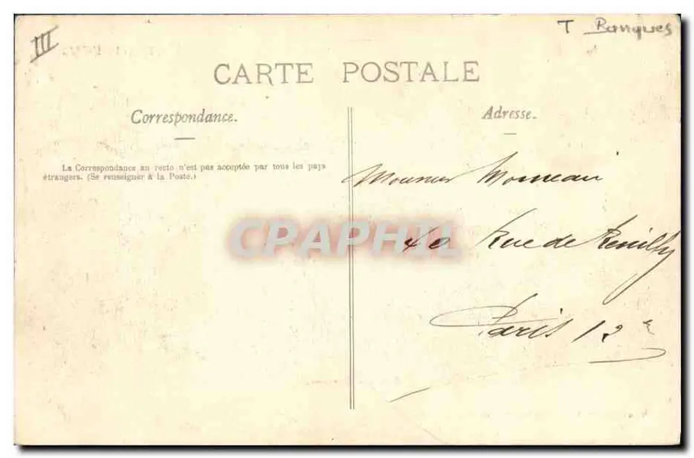 Grande Bazar da Meuse e Magasins Réunis — Caixa de Poupança — Commercy - Verso