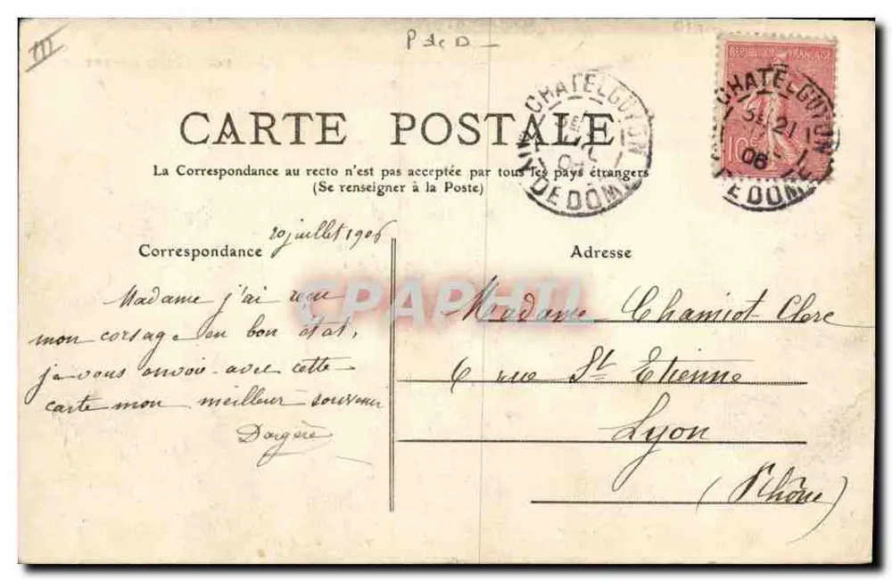 Bourrée da Auvergne — Dança folclórica — Vis-à-Vis, n°302 - Verso
