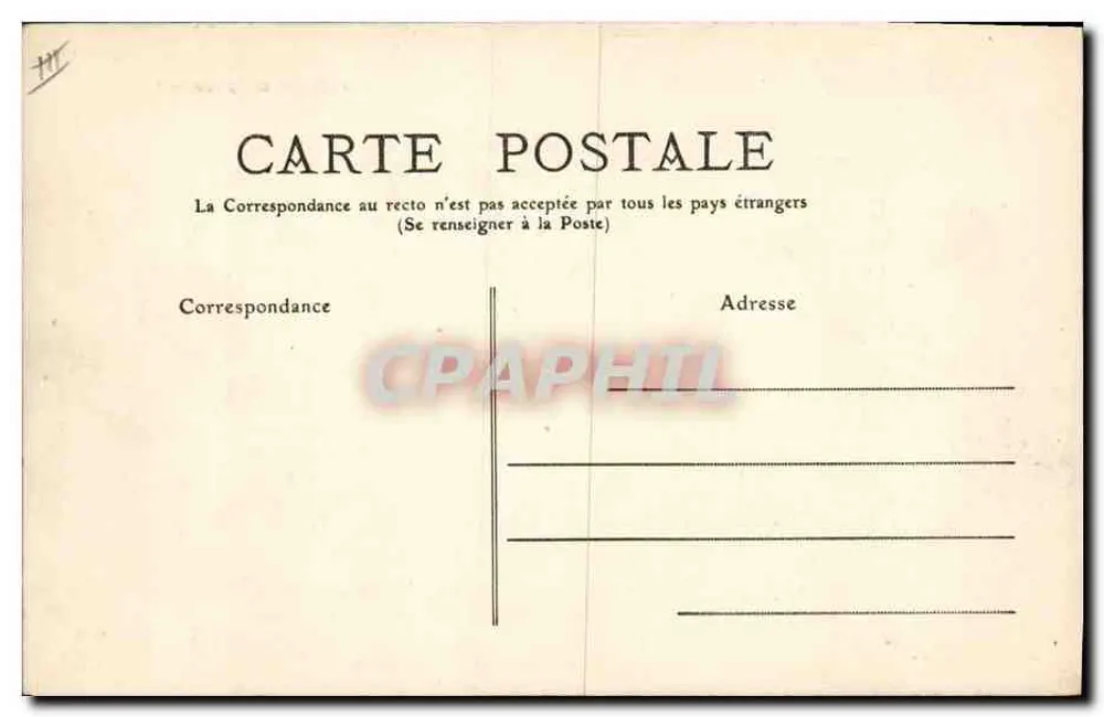 Bourrée d'Auvergne — scena tańca i muzyki — M.T. Vis-à-Vis n°302 - Rewers