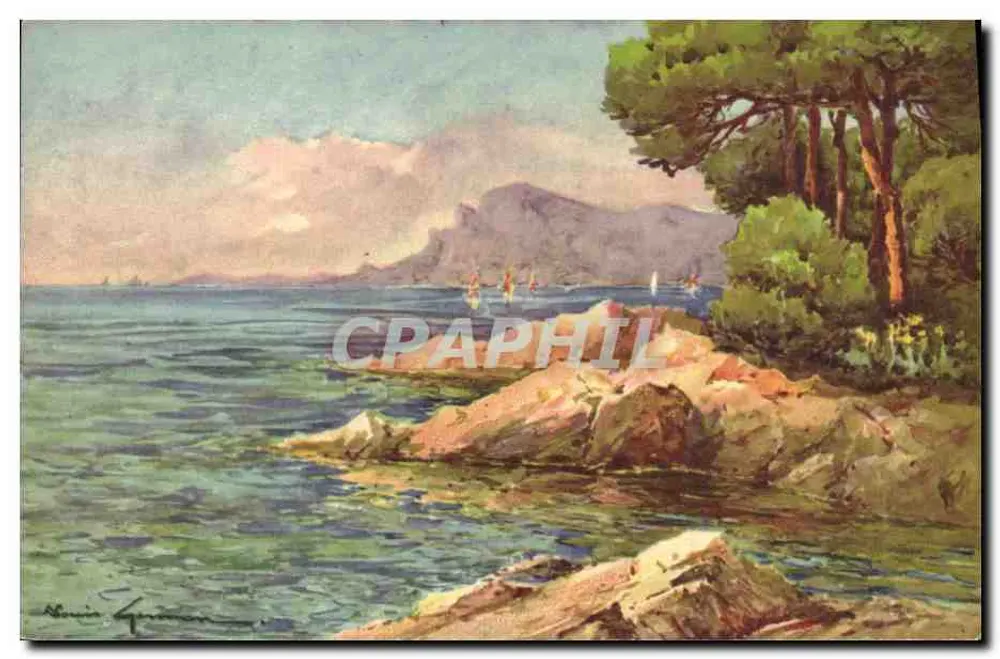 Ansicht der See — Küstenlandschaft — Verlag Prince in Switzerland, n° 278/1 - Vorderseite