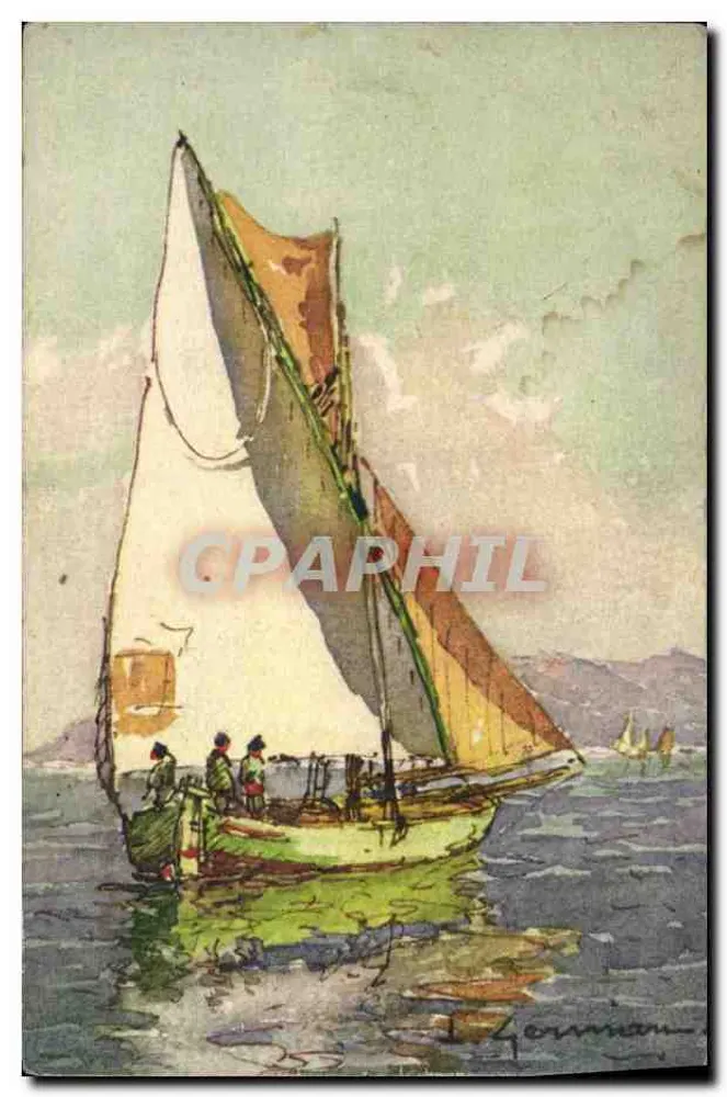 Segelboot — L'Esterel (Frankreich) — Garnian - Vorderseite