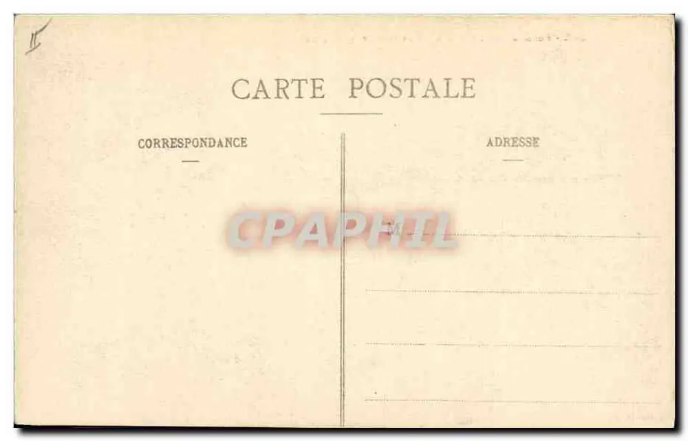 Straße von Bort nach Mauriac — Der Felsen von Charlus — Verlag M. P. - Rückseite