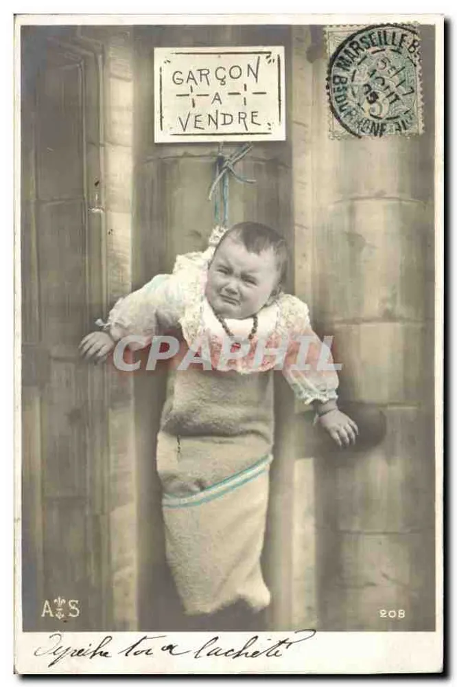JUNGE ZU VERKAUFEN — Marseille, 1917 — A&S n° 208 - Vorderseite
