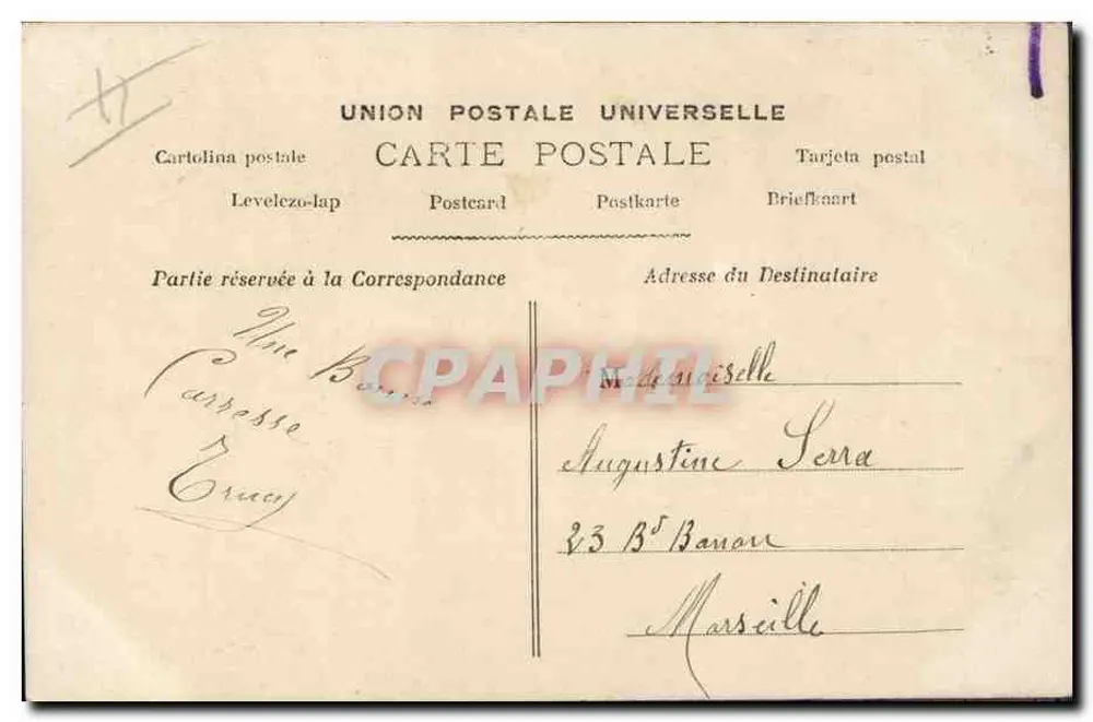 Crêper de Mère — BadeSzene — Verleger DOL, Nr. 108 - Rückseite