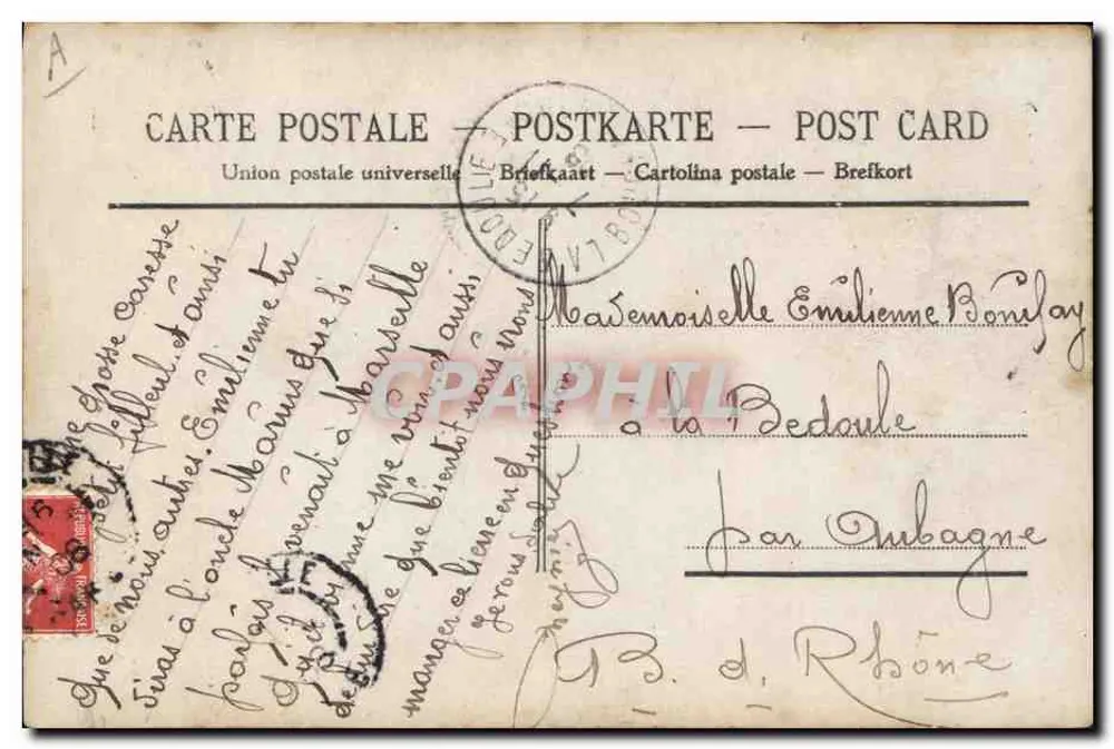 Bébé Avendre — Enfant dans un décor de clôture et de fleurs — Éditeur : Bébé Avendre, n° 4021 - Rückseite