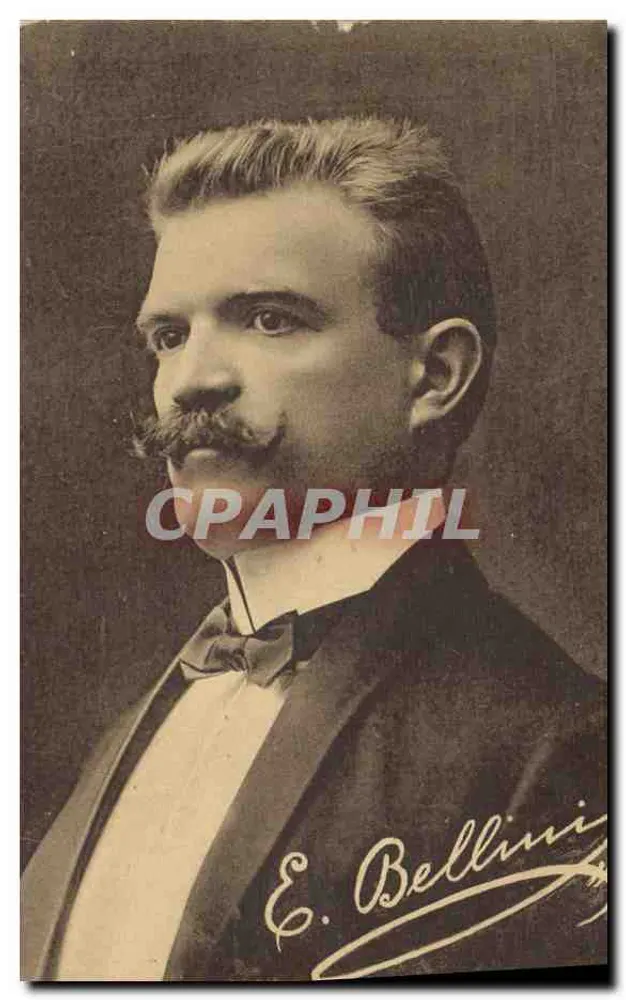 Retrato de É. Bellini — Editora: Die Druckerei (Fischbach) Strasbourg - Frente