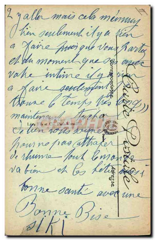 Chinon - A Rue du Grenier à Sel - I.A. - n°38 - Verso
