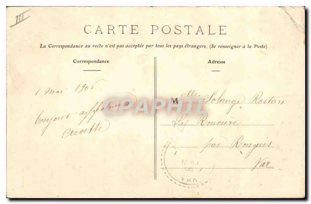 Les Sables-d'Olonne — Les Marais-Salants — Phototypie Vasselier, Nantes, n° 553 - Verso