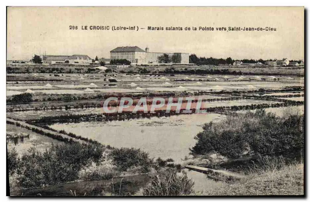 Le Croisic (Loire-Inf) — Salzseen der Pointe in Richtung Saint-Jean-de-Dieu — F. Chepeau, Nantes - Vorderseite