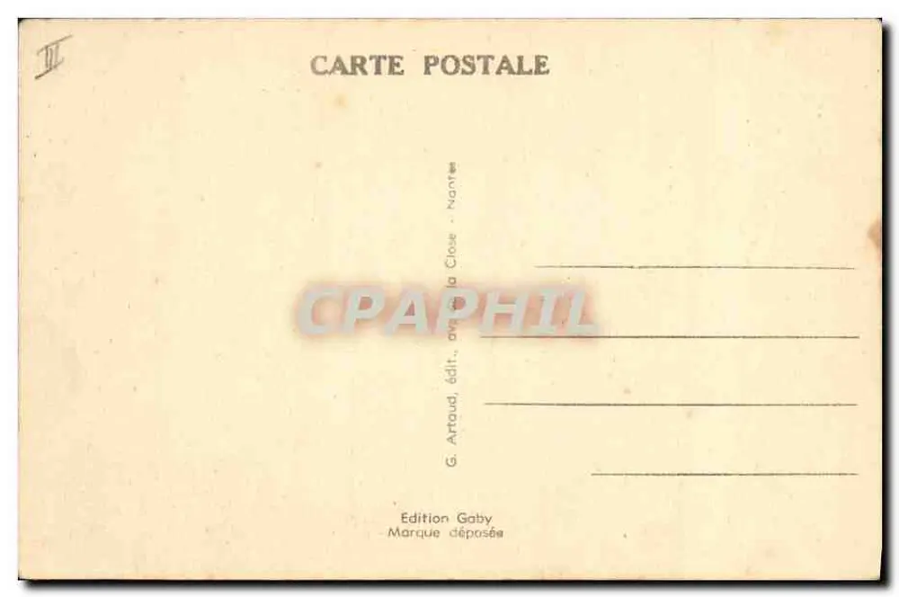 Isla de Noirmoutier (Vendée) — Los Marais salados — Gaby, n°112 - Reverso