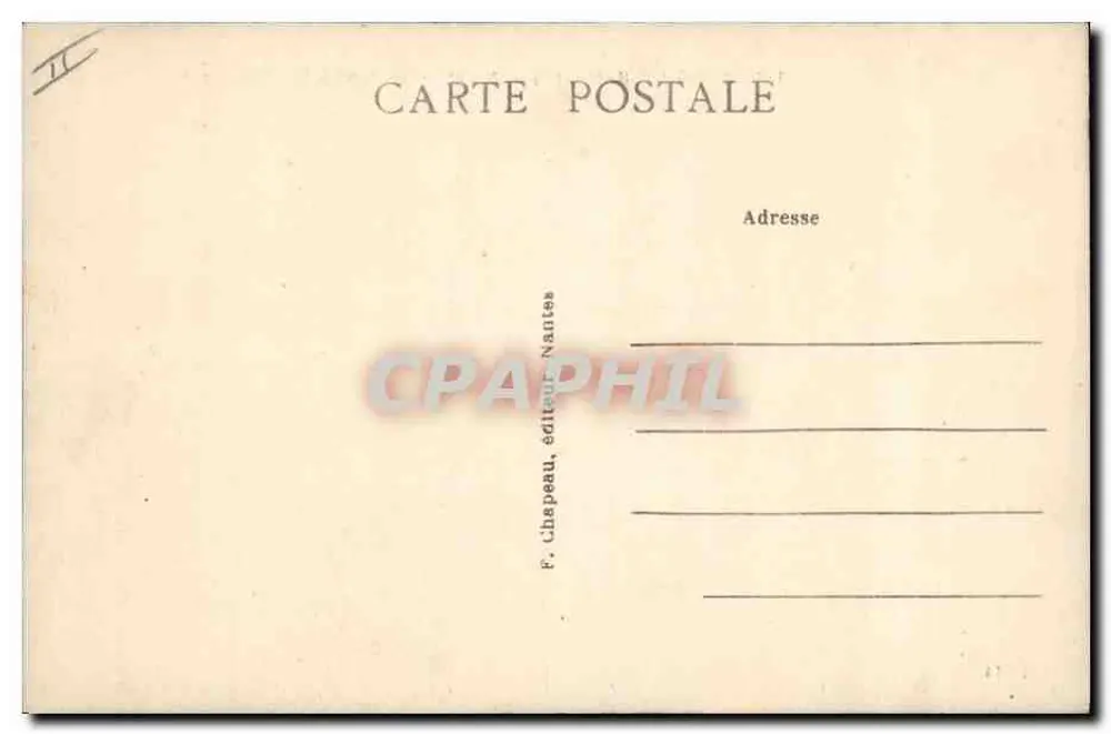 Le Croisic (Loire-Inf.) — Salzwiesen, Richtung Mont-Esprit — F. Chapeau, Nantes - Rückseite