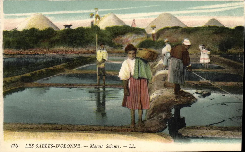 Les Sables-d'Olonne — Marais Salants — LL. n°170 - Frente