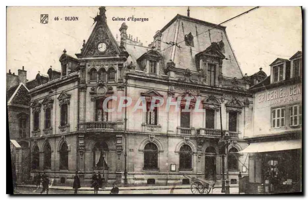 Dijon — Caisse d'Épargne — editor desconhecido, n° 46 - Frente