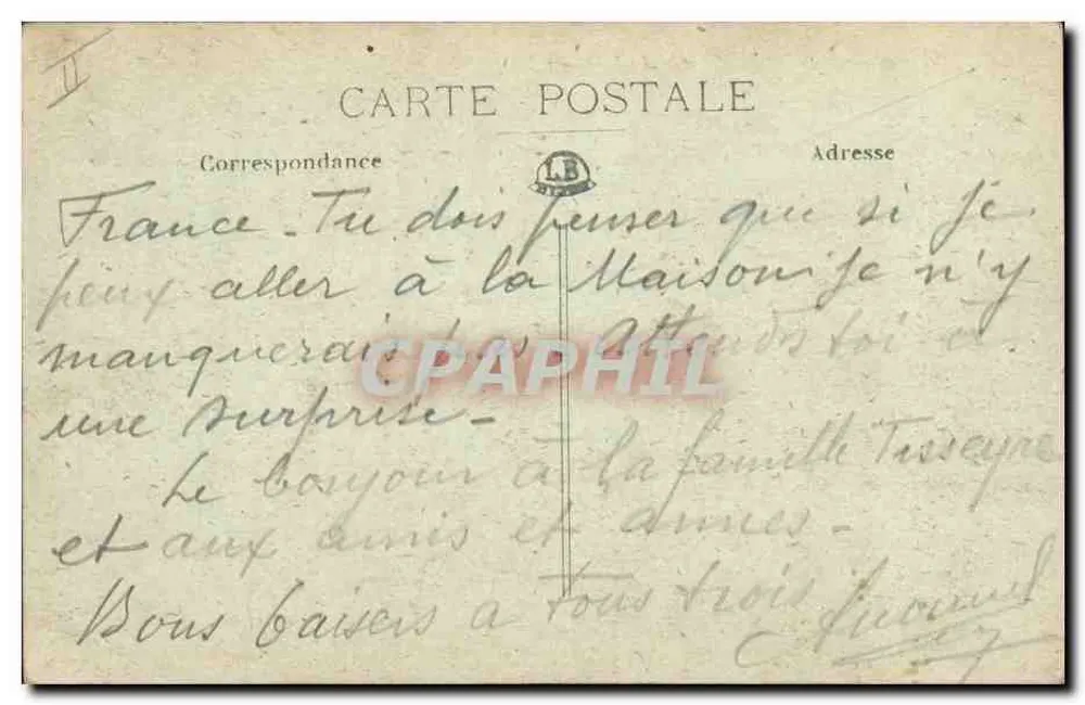 Dijon — Caisse d'Épargne — editor desconhecido, n° 46 - Verso