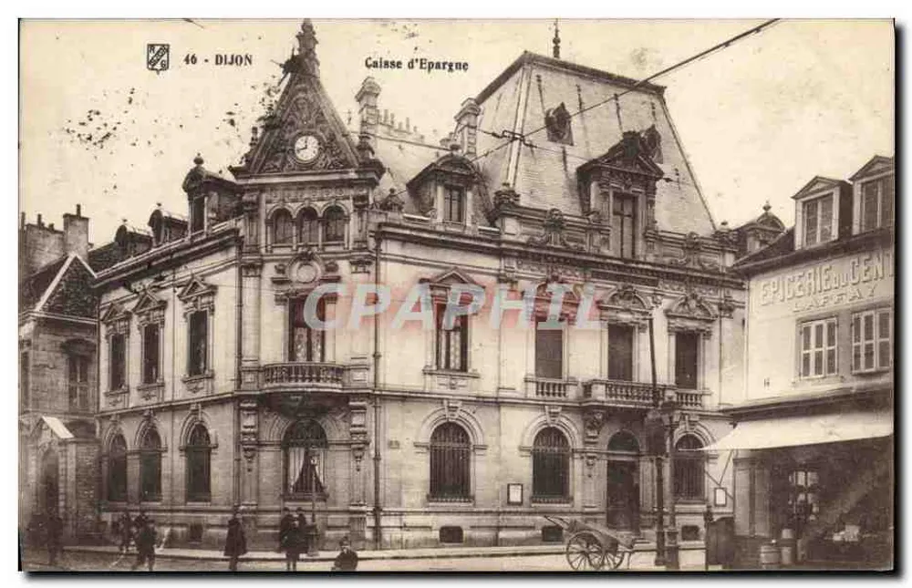 Dijon — Caisse d'Epargne — Editor desconhecido, n° 46 - Frente